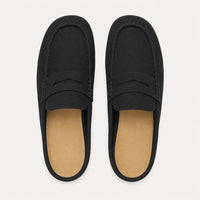 Chaussons Style Mocassin en Suédine - vue du dessus