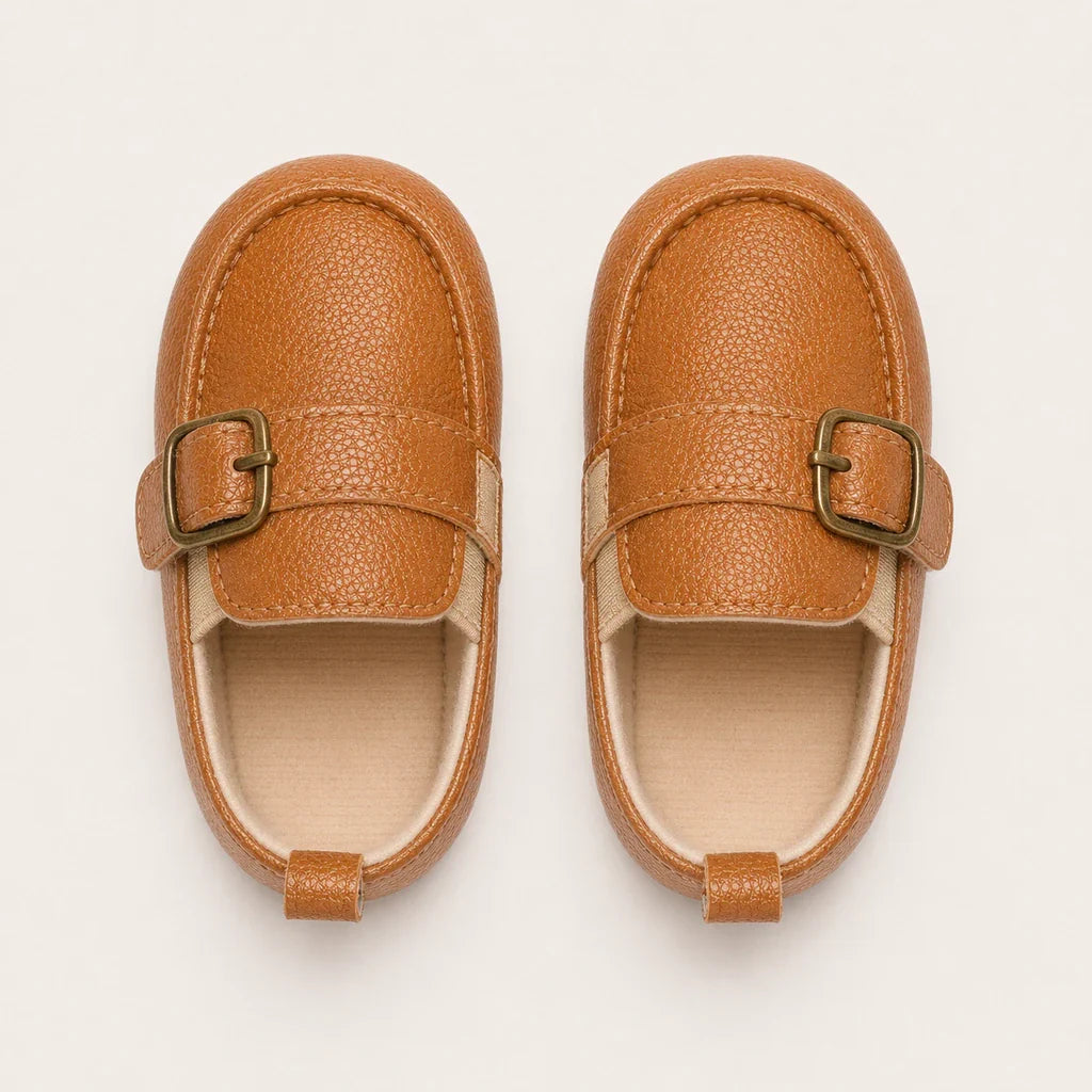 Chaussures Pour Bébé – Mocassins En Similicuir - vue du dessus