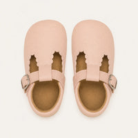 Mocassin Bébé Simili-Cuir Rose - vue du dessus