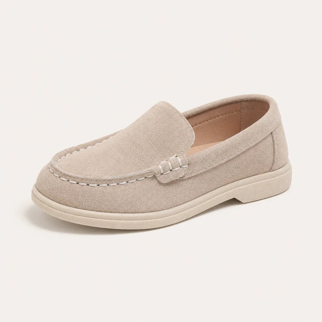 Mocassin Beige Enfant - vue 3/4