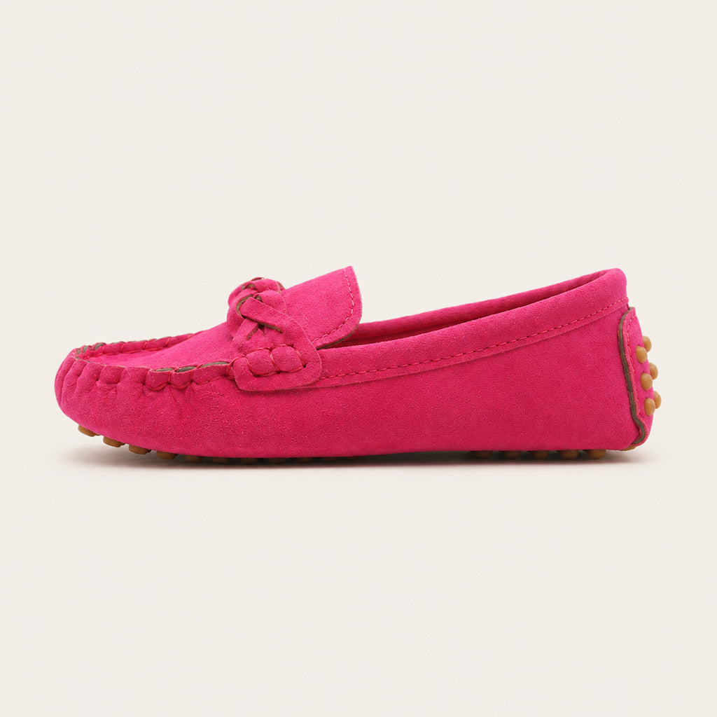 Mocassin Enfant En Daim - vue de côté