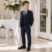 Mocassin Enfant Simili-Cuir Verni De Cérémonie - porté