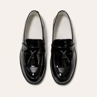 Mocassin Enfant Simili-Cuir Verni De Cérémonie - vue du dessus