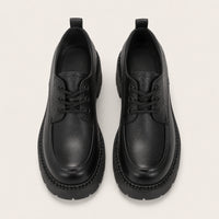 Mocassin Femme Plateforme À Lacets - vue du dessus
