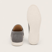 Mocassin Gland Homme En Suédine Gris - vue de la semelle