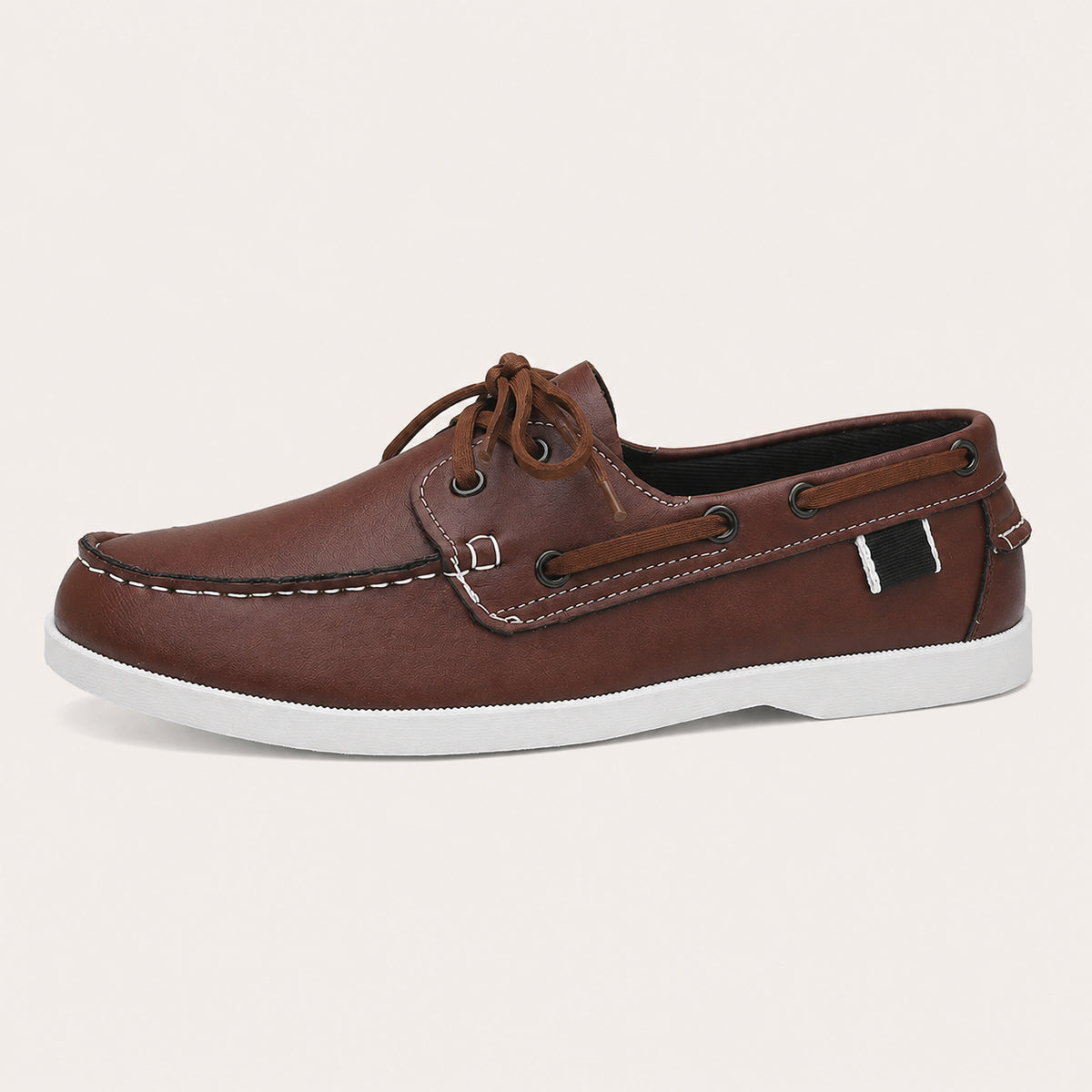 Mocassin Homme Bateau Marron - vue de côté