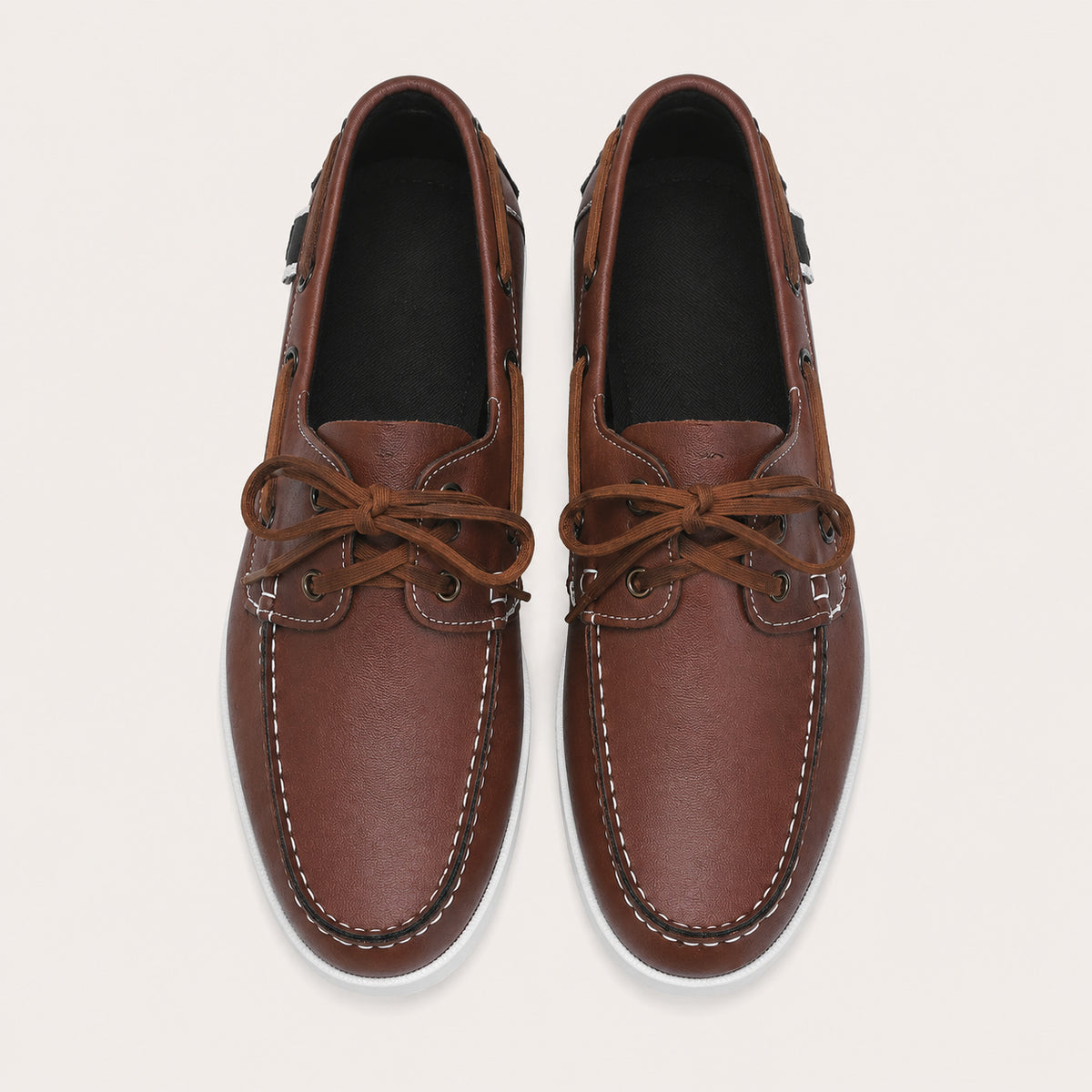 Mocassin Homme Bateau Marron - vue du dessus