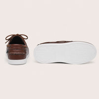 Mocassin Homme Bateau Marron - vue de la semelle