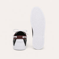 Mocassin Noir Homme En Similicuir - vue du dessus