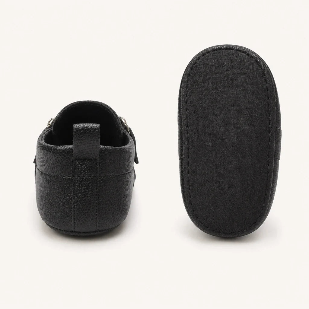 Mocassins Bébé En Similicuir À Boucle - vue de la semelle