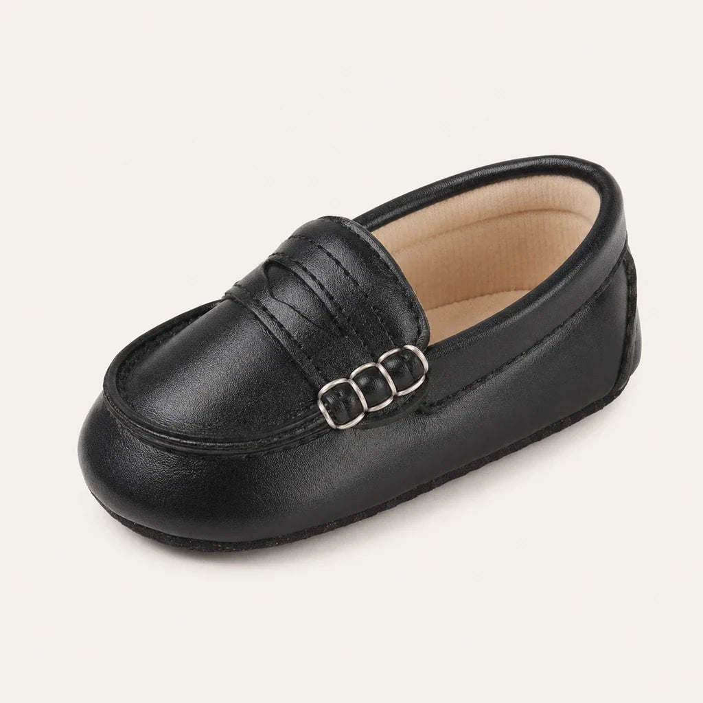 Mocassins Bébé Printemps En Simili-Cuir - vue 3/4