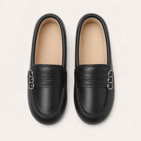 Mocassins Bébé Printemps En Simili-Cuir - vue du dessus