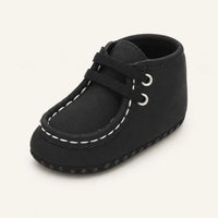 Mocassins Bébé Toutes Saisons Noirs Antidérapants - vue 3/4