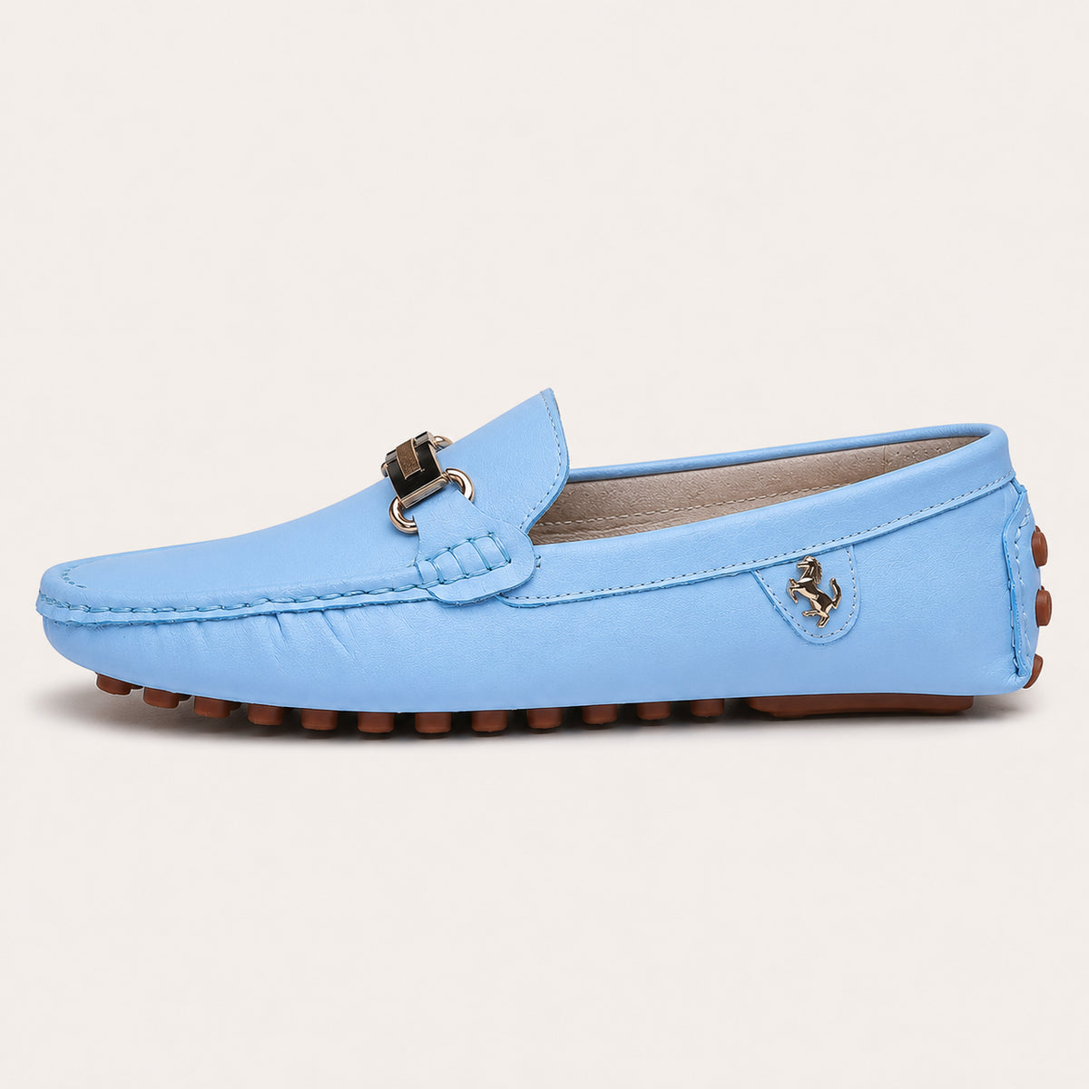 Mocassins De Conduite Pour Homme En Simili-Cuir - vue de côté