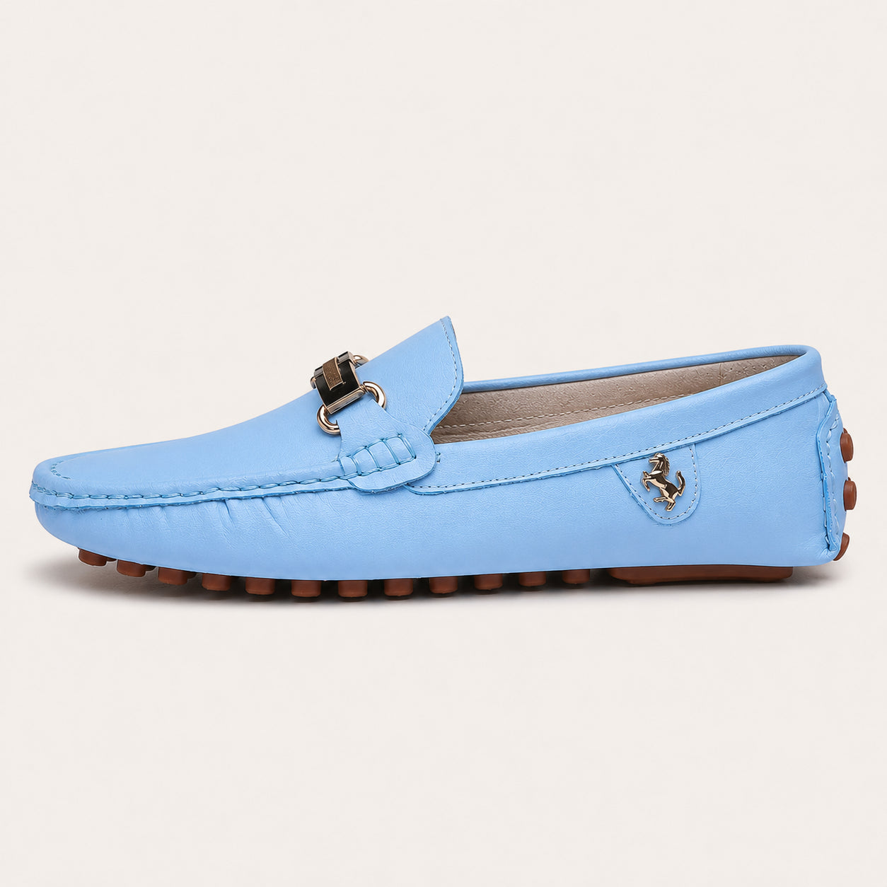 Mocassins De Conduite Pour Homme En Simili-Cuir - vue de côté