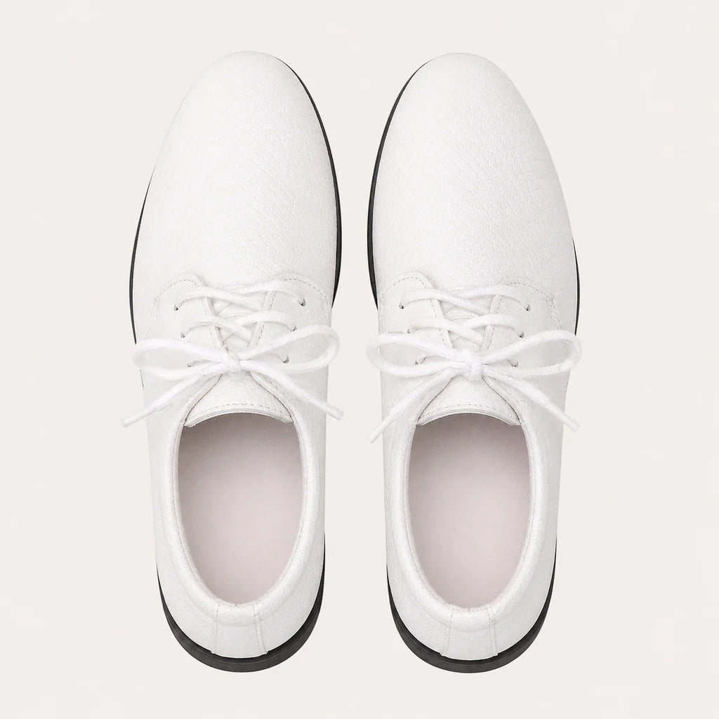 Mocassins de Mariage pour Garçons Blanc - vue du dessus