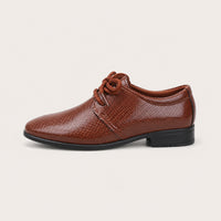 Mocassins de Mariage pour Garçons Marron - vue de côté
