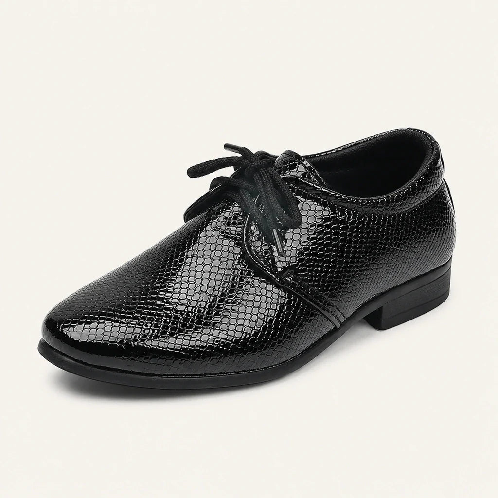 Mocassins de Mariage pour Garçons Noir - vue 3/4