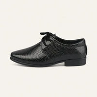 Mocassins de Mariage pour Garçons Noir - vue de côté