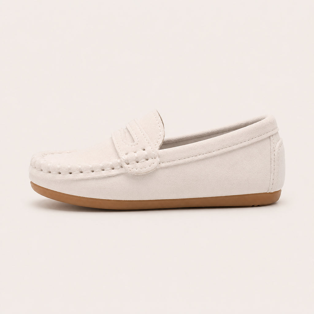 Mocassins enfant souples antidérapants - vue de côté