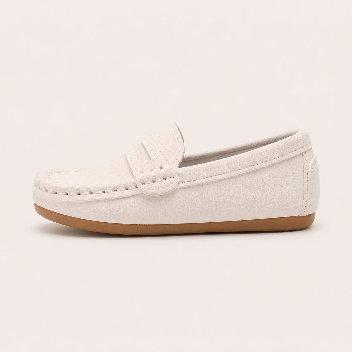 Mocassins enfant souples antidérapants - vue de côté