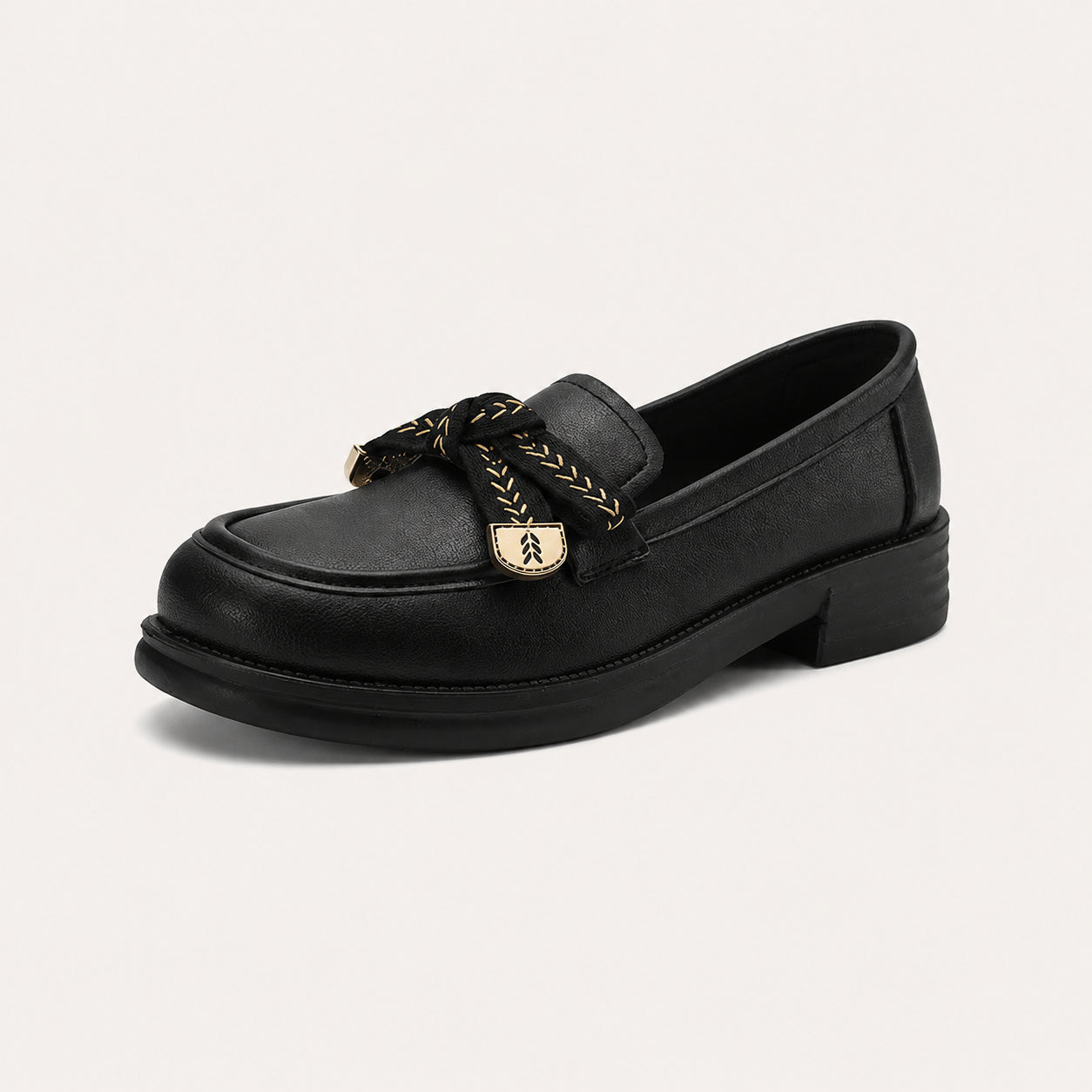 Mocassins Femme Automne À Bout Rond - vue 3/4