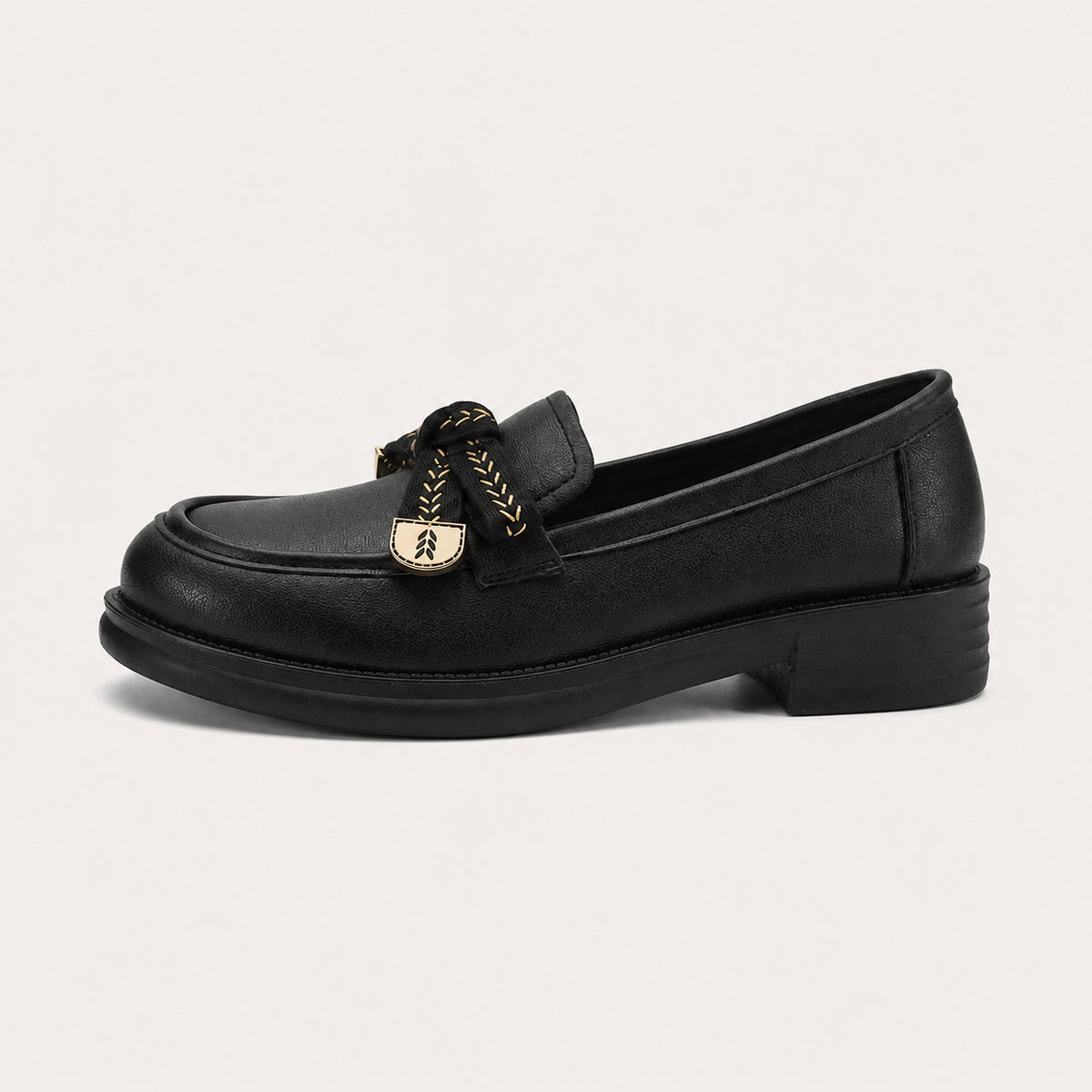 Mocassins Femme Automne À Bout Rond - vue de côté