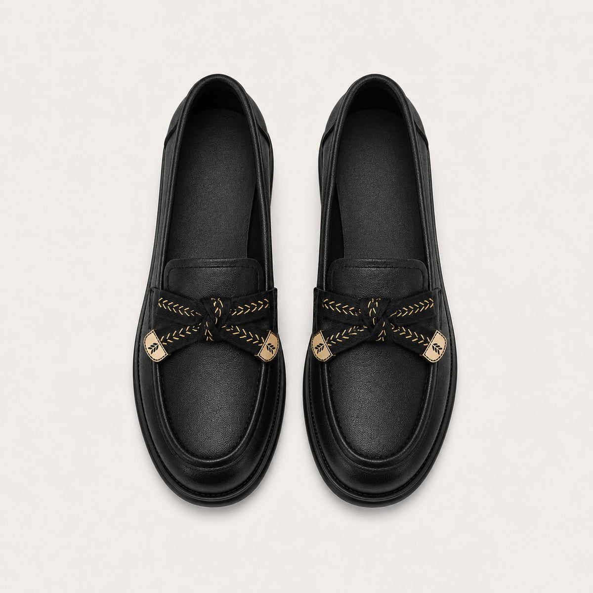 Mocassins Femme Automne À Bout Rond - vue du dessus
