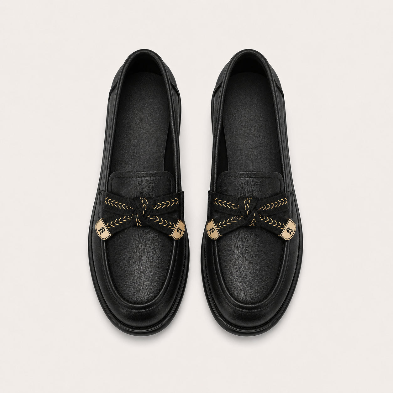 Mocassins Femme Automne À Bout Rond - vue du dessus