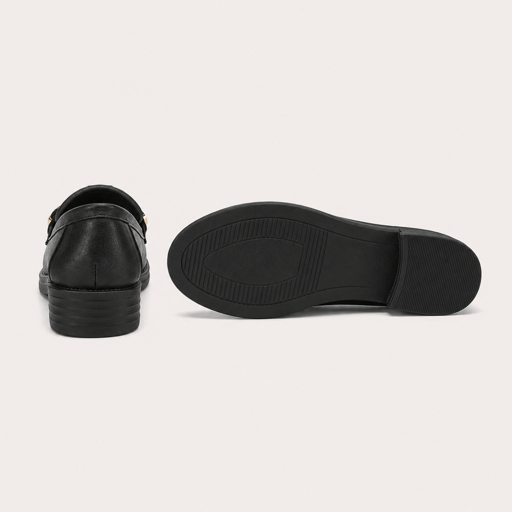 Mocassins Femme Automne À Bout Rond - vue de la semelle