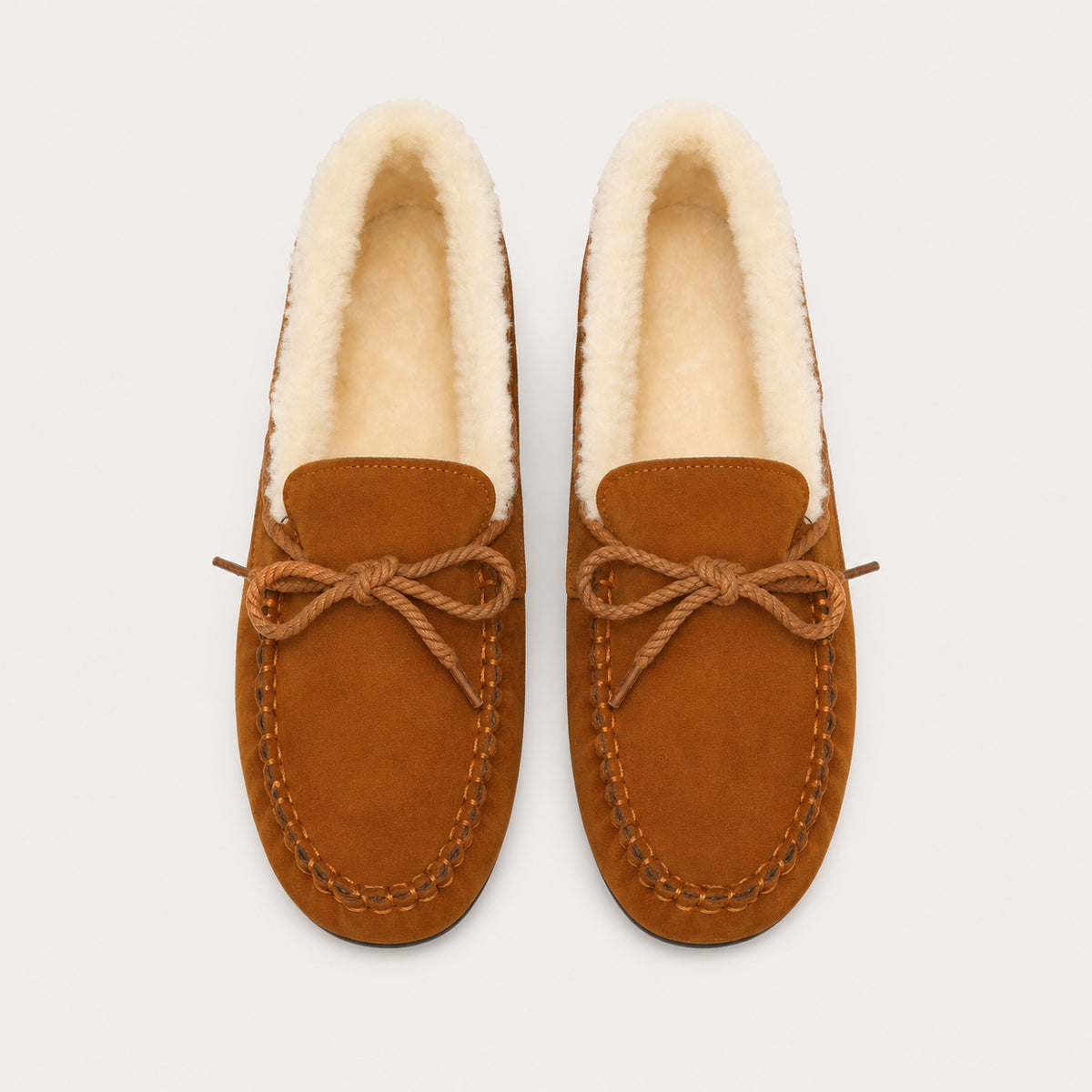 Mocassins Femme Fourrés - vue du dessus