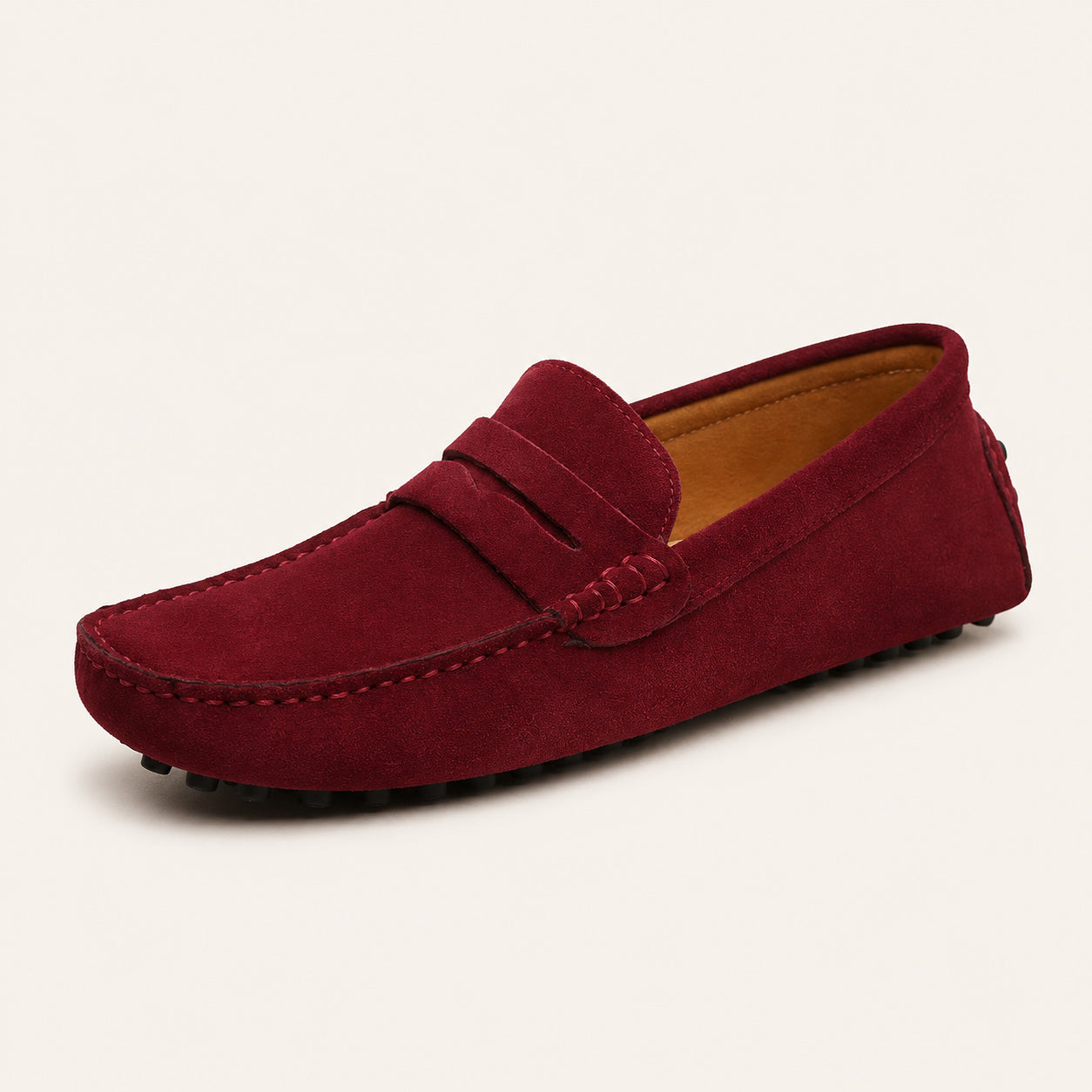 Mocassins Homme Cuir Suédé - vue 3/4
