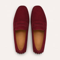 Mocassins Homme Cuir Suédé - vue du dessus