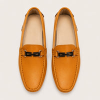 Mocassins Homme De Conduite En Simili-Cuir - vue du dessus