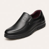 Mocassins Homme En Cuir Sans Lacets - vue 3/4