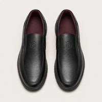 Mocassins Homme En Cuir Sans Lacets - vue du dessus