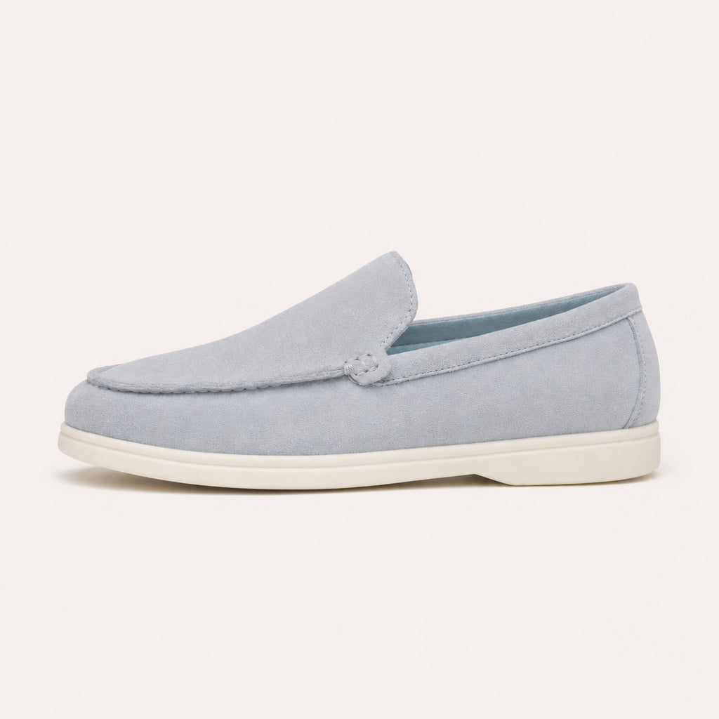 Mocassins Homme En Simili-Daim Sans Lacets - vue de côté