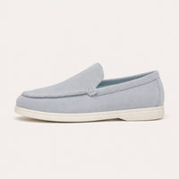 Mocassins Homme En Simili-Daim Sans Lacets - vue de côté