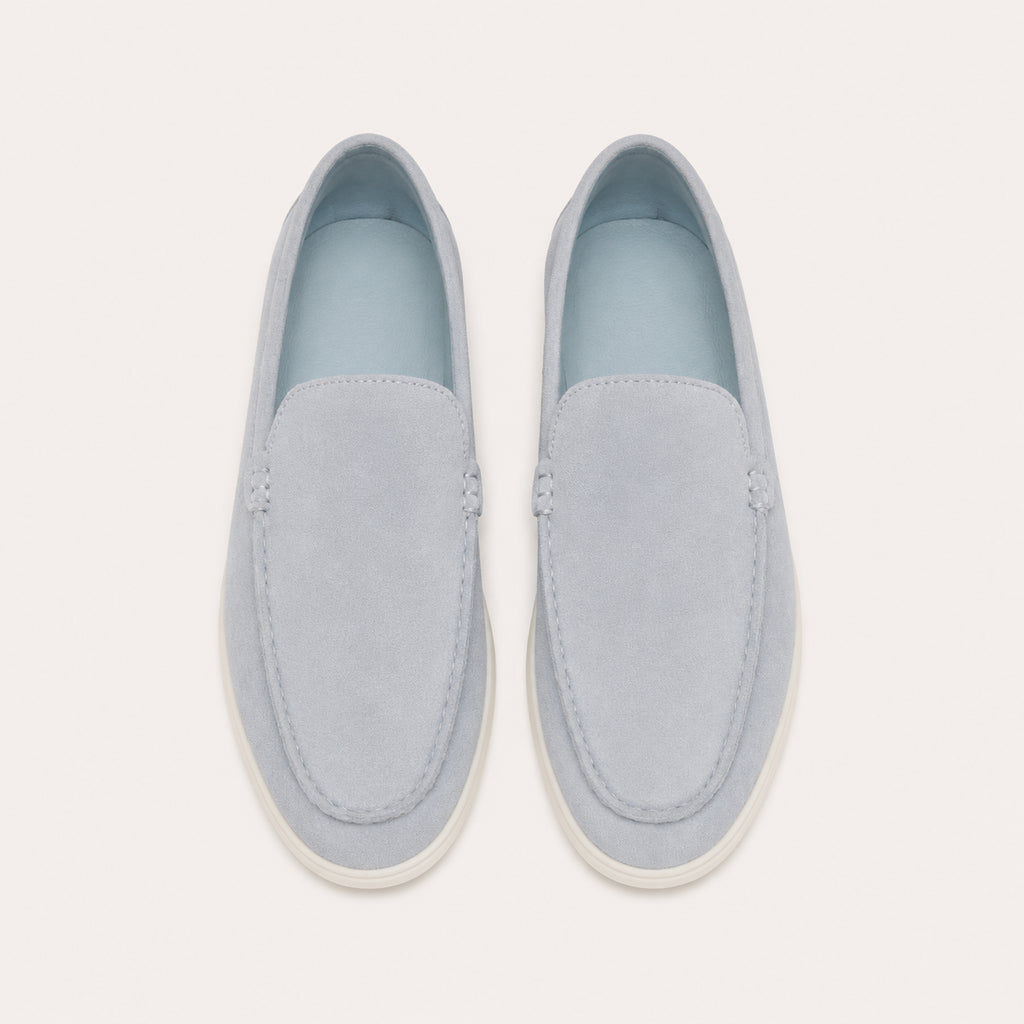 Mocassins Homme En Simili-Daim Sans Lacets - vue du dessus