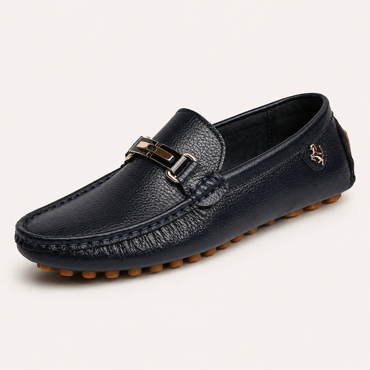 Mocassins Homme En Similicuir - vue 3/4