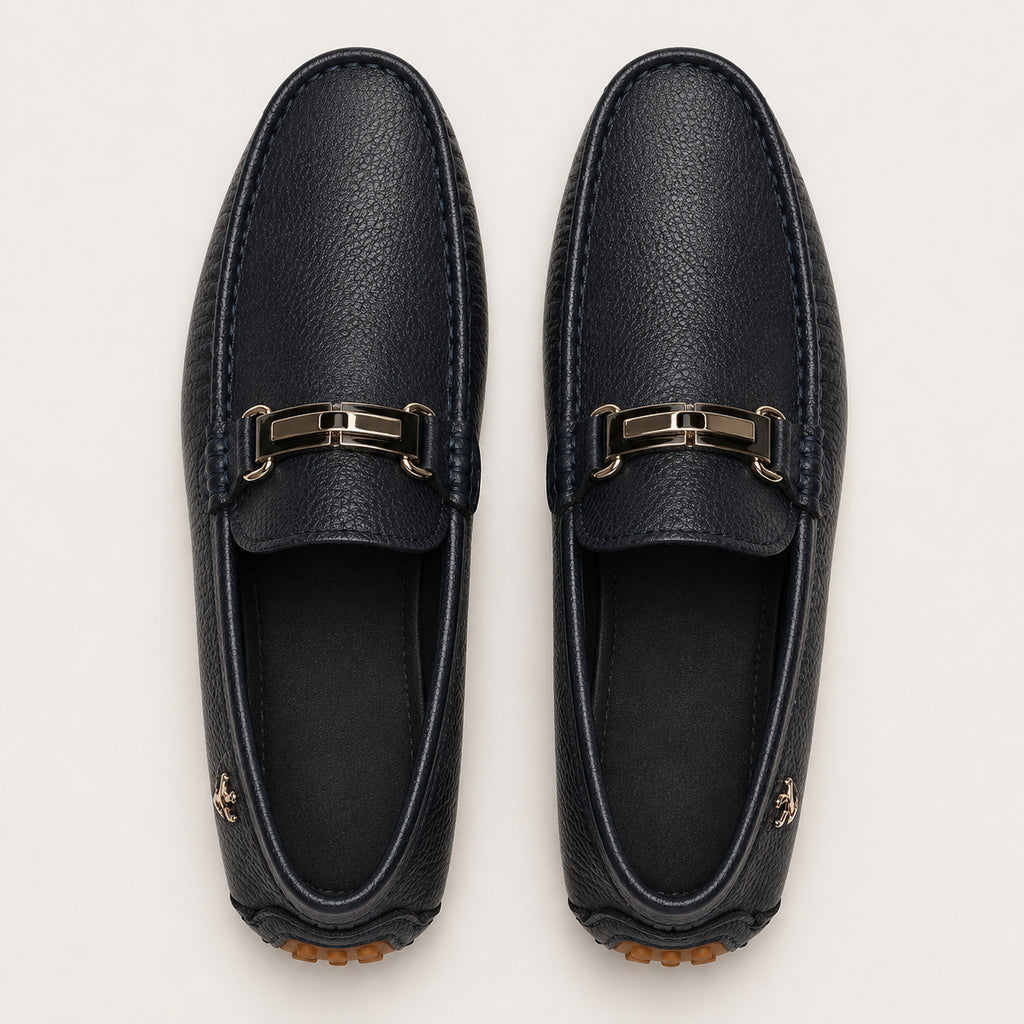 Mocassins Homme En Similicuir - vue du dessus