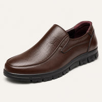 Mocassins Orthopédiques En Cuir De Vache Souple Pour Homme - vue 3/4