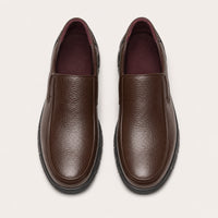 Mocassins Orthopédiques En Cuir De Vache Souple Pour Homme - vue du dessus