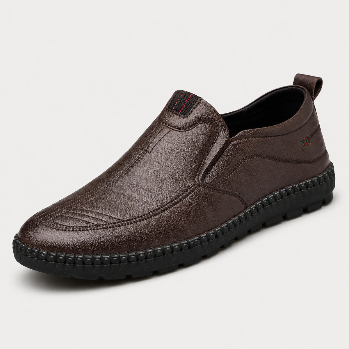 Mocassins orthopédiques à semelle épaisse pour homme - vue 3/4