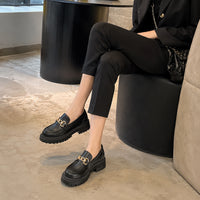 Mocassins Printemps Femme Plateforme - porté