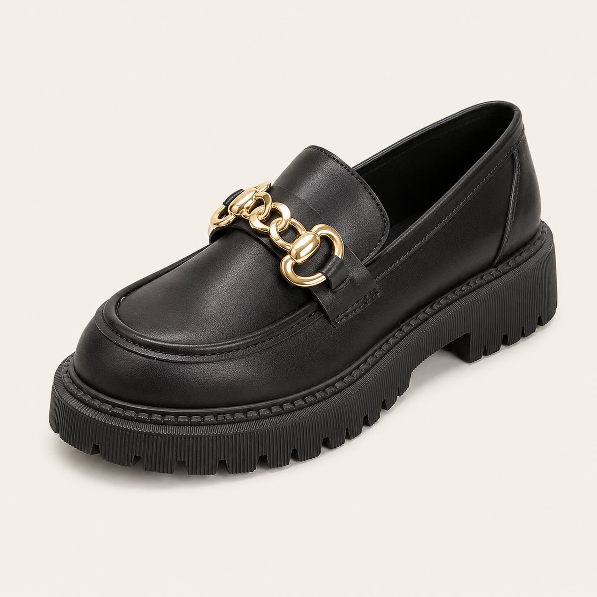 Mocassins Printemps Femme Plateforme - vue 3/4