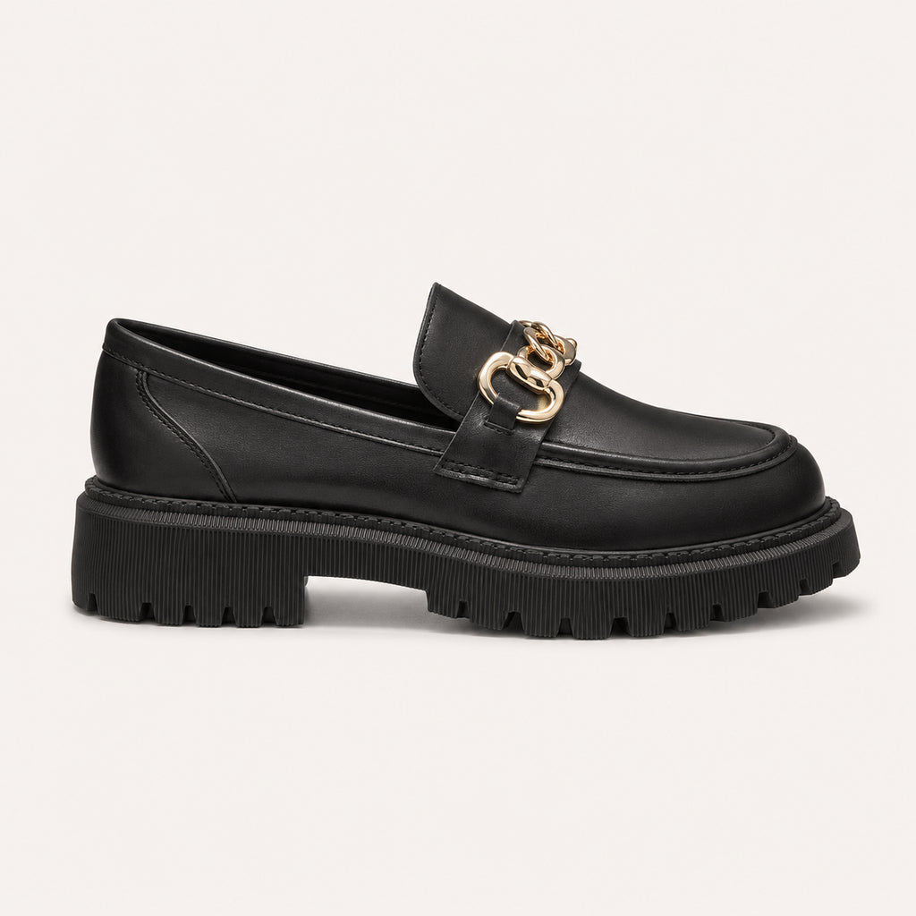 Mocassins Printemps Femme Plateforme - vue de côté