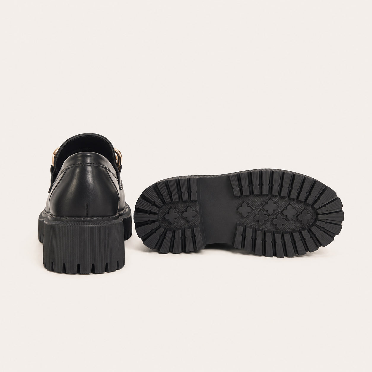 Mocassins Printemps Femme Plateforme - vue de la semelle
